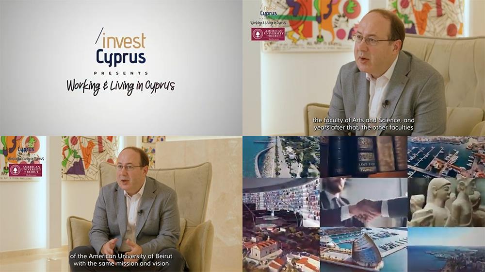 Working & Living in Cyprus Series Wassim El Hajj, Rector at American University of Beirut