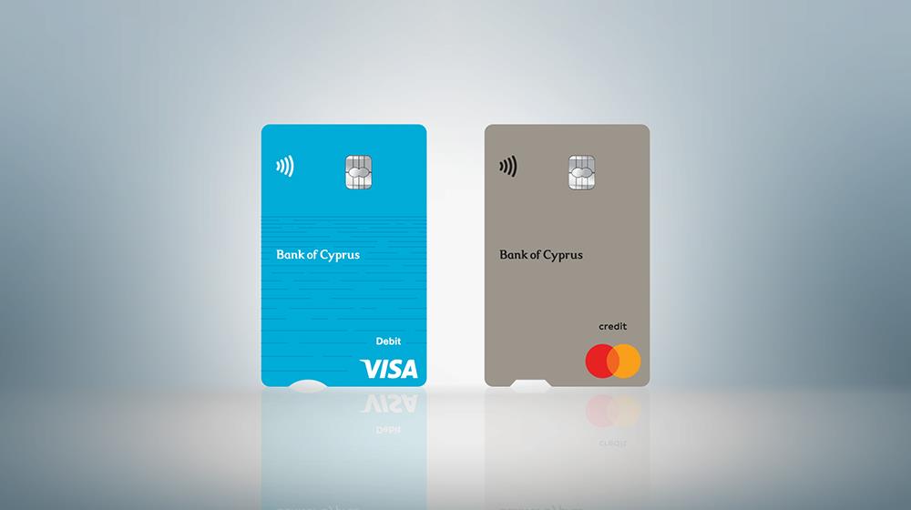 Bank of Cyprus notched cards