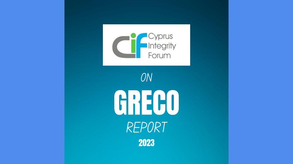 CIF on GRECO report 2023