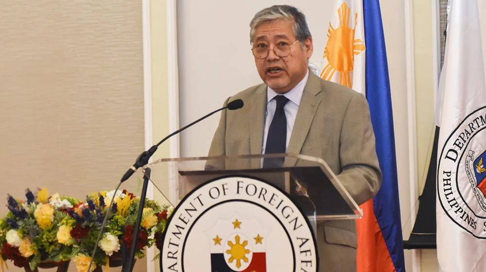 The Secretary of Foreign Affairs of Philippines, Enrique Manalo