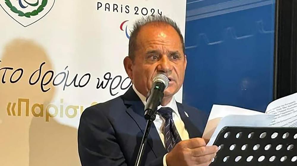 President of the Cyprus National Paralympic Committee CNPC Andreas Kamarligos