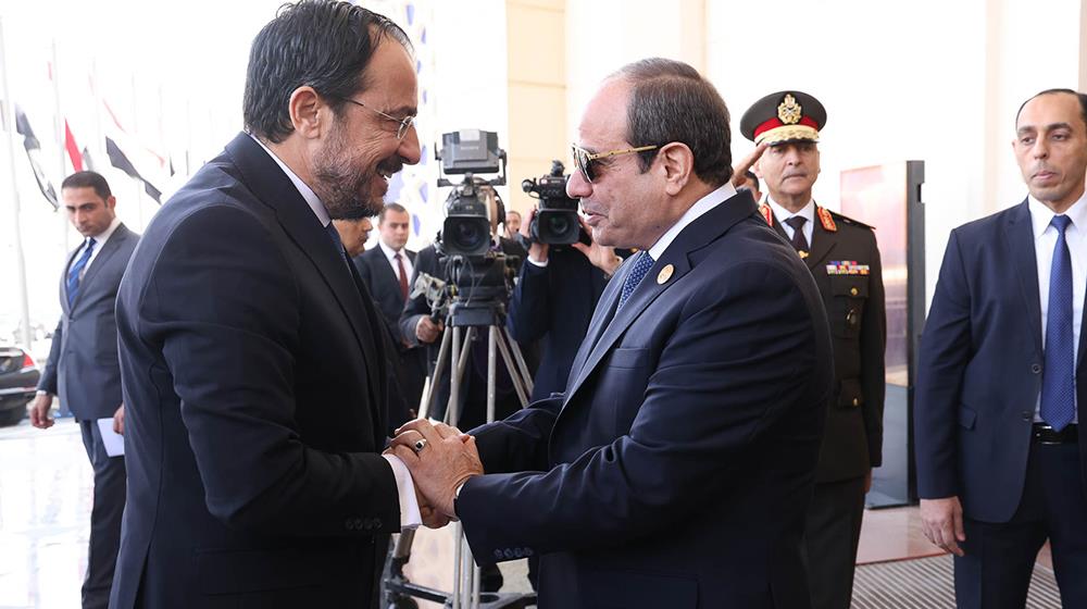 Christodoulides el Sisi